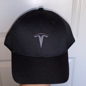 Tesla Black Logo Hat
